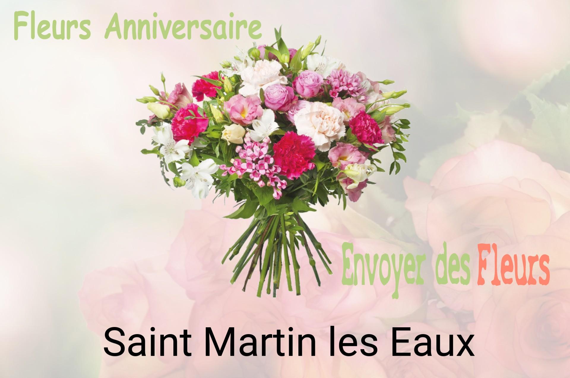 Bouquet de fleurs d’anniversaire livré à Saint-Martin-les-Eaux