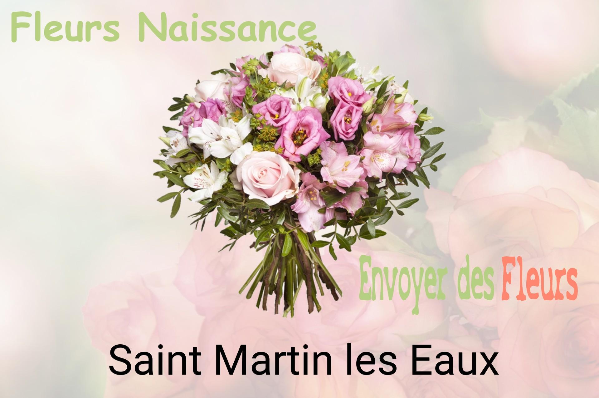 Bouquet de fleurs de naissance livré à Saint-Martin-les-Eaux
